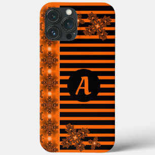 Artdeco-Blume im Retro-Stil mit Monogramm Case-Mate iPhone Hülle
