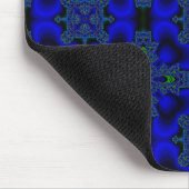 Artdeco-Blume im Retro-Stil Mousepad (Ecke)