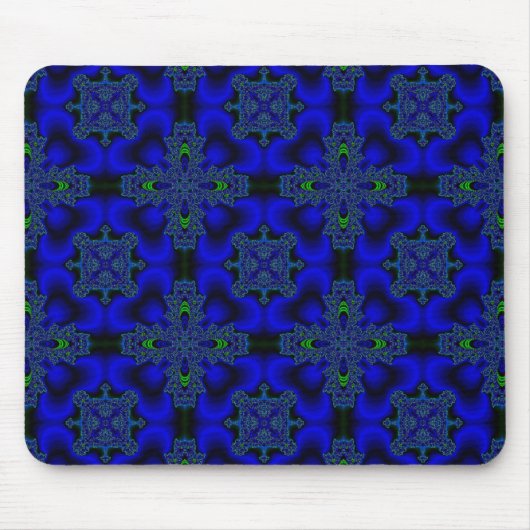 Artdeco-Blume im Retro-Stil Mousepad (Vorne)