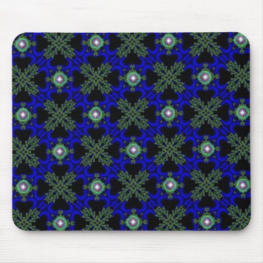 Artdeco-Blume im Retro-Stil Mousepad (Vorne)