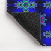 Artdeco-Blume im Retro-Stil Mousepad (Ecke)