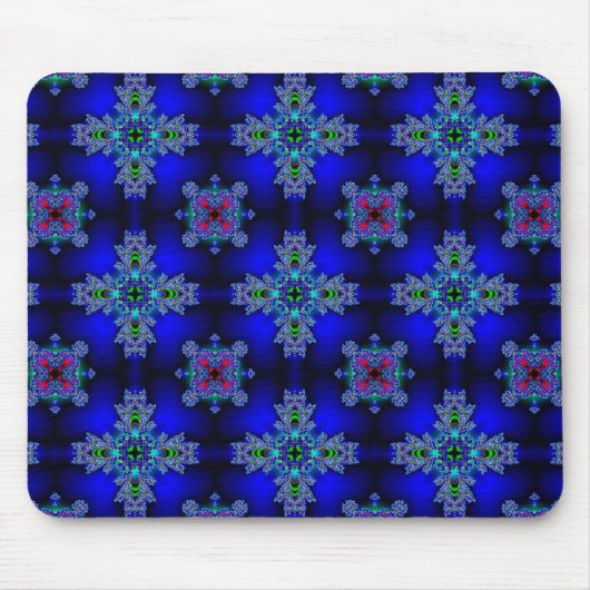 Artdeco-Blume im Retro-Stil Mousepad (Vorne)