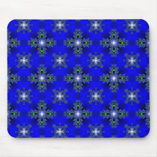 Artdeco-Blume im Retro-Stil Mousepad (Vorne)