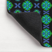 Artdeco-Blume im Retro-Stil Mousepad (Ecke)
