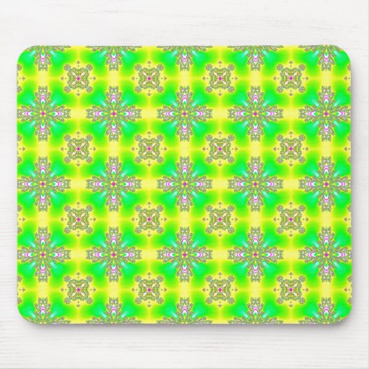 Artdeco-Blume im Retro-Stil Mousepad (Vorne)
