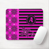 Artdeco-Blume im Retro-Stil Mousepad (Mit Mouse)