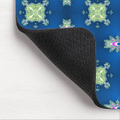 Artdeco-Blume im Retro-Stil Mousepad (Ecke)