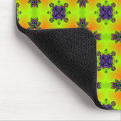 Artdeco-Blume im Retro-Stil Mousepad (Ecke)