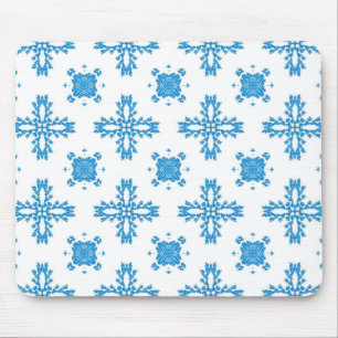 Artdeco-Blume im Retro-Stil Mousepad