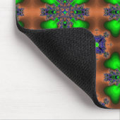 Artdeco-Blume im Retro-Stil Mousepad (Ecke)