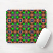 Artdeco-Blume im Retro-Stil Mousepad (Mit Mouse)
