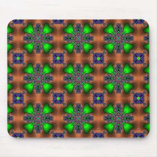 Artdeco-Blume im Retro-Stil Mousepad (Vorne)