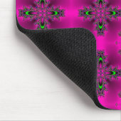 Artdeco-Blume im Retro-Stil Mousepad (Ecke)