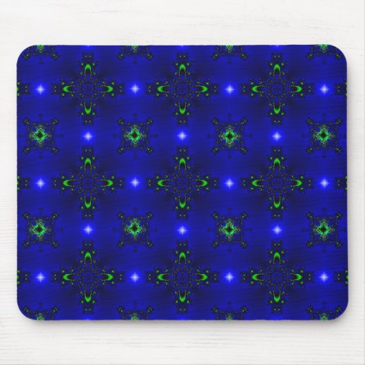 Artdeco-Blume im Retro-Stil Mousepad (Vorne)