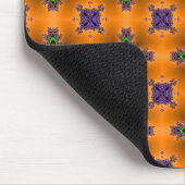 Artdeco-Blume im Retro-Stil Mousepad (Ecke)