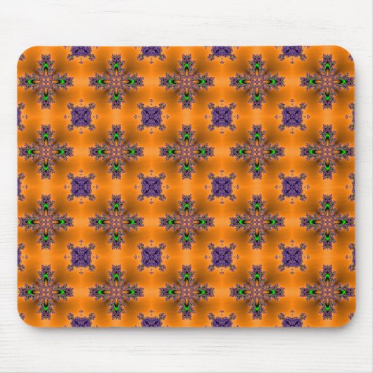 Artdeco-Blume im Retro-Stil Mousepad (Vorne)