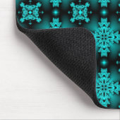 Artdeco-Blume im Retro-Stil Mousepad (Ecke)