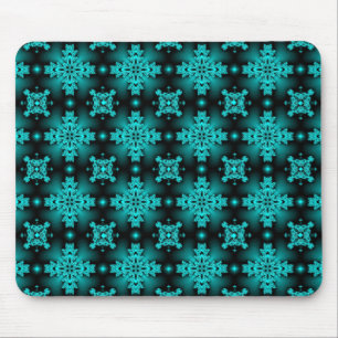 Artdeco-Blume im Retro-Stil Mousepad