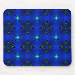 Artdeco-Blume im Retro-Stil Mousepad