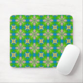 Artdeco-Blume im Retro-Stil Mousepad (Mit Mouse)
