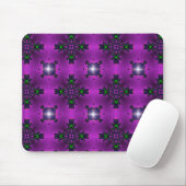 Artdeco-Blume im Retro-Stil Mousepad (Mit Mouse)