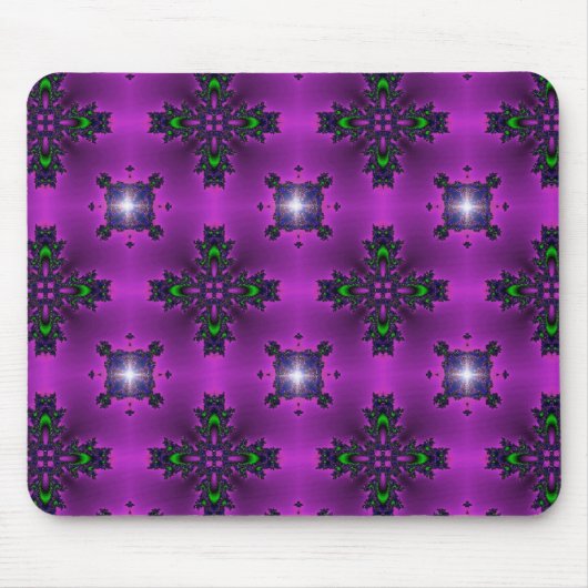 Artdeco-Blume im Retro-Stil Mousepad (Vorne)