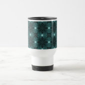 Artdeco-Blume im Retro-Stil Reisebecher (Mittel)