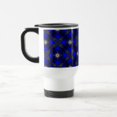 Artdeco-Blume im Retro-Stil Reisebecher (Links)
