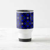 Artdeco-Blume im Retro-Stil Reisebecher (Mittel)