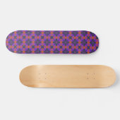 Artdeco-Blume im Retro-Stil Skateboard (Horizontal)