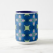 Artdeco-Blume im Retro-Stil Tasse (Zentrum)
