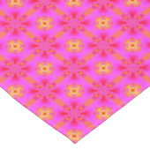 Artdeco-Blume im Retro-Stil Tischdecke (Schrägansicht)