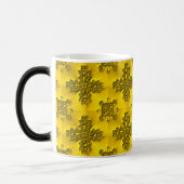 Artdeco-Blume im Retro-Stil Verwandlungstasse (Links)