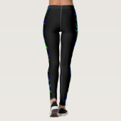 Artdeco Flammen im Rainbow-Stil Leggings (Rückseite)