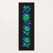 Artdeco Flammen im Rainbow-Stil Yogamatte (Rückseite)