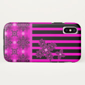 Artdeco Flowers in Retro Style Case-Mate iPhone Hülle (Rückseite (Horizontal))