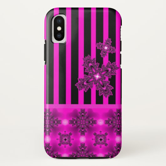 Artdeco Flowers in Retro Style Case-Mate iPhone Hülle (Rückseite)