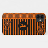 Artdeco Flowers in Retro Style with monogram Case-Mate iPhone Hülle (Rückseite (Horizontal))
