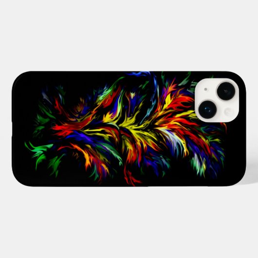 Artdeco im Rainbow-Stil Case-Mate iPhone Hülle (Rückseite (Horizontal))