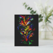 Artdeco in Regenbogen Style Postkarte (Stehend Vorderseite)
