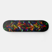 Artdeco in Regenbogen Style Skateboard (Horizontal)