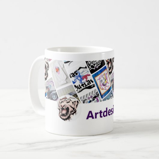 Artdesignz-Tasse Kaffeetasse (Vorderseite Links)