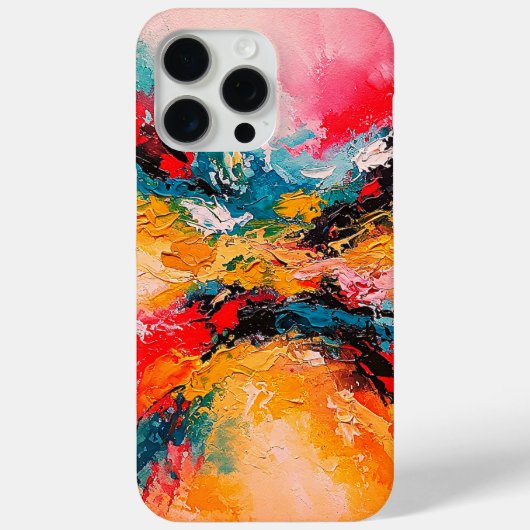 Arte Abstracto Colorido Case-Mate iPhone Hülle (Rückseite)