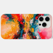 Arte Abstracto Colorido Case-Mate iPhone Hülle (Rückseite (Horizontal))