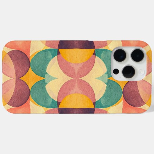 Arte Abstracto Colorido Case-Mate iPhone Hülle (Rückseite (Horizontal))