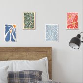 Arte Abstracto Floral – Decoración Bilderwand Sets (Schlafzimmer)
