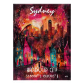 Arte Contemporáneo Vibrante de Sídney Poster (Vorderseite)
