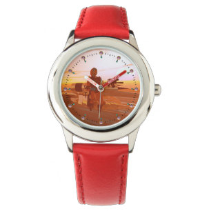 ARTE CYBORG, WÜSTE HYPERION, SCIENCE FICTION Scifi Armbanduhr