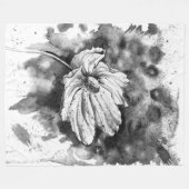 Arte de pintura con flor fleecedecke (Vorderseite (Horizontal))