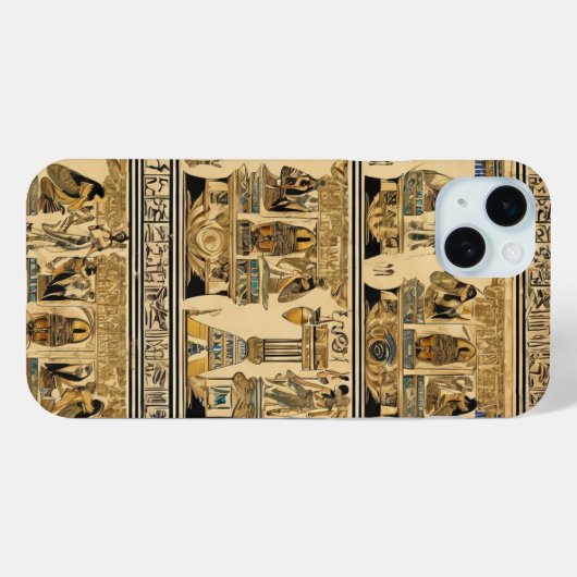 Arte egipcio original Case-Mate iPhone hülle (Rückseite (Horizontal))